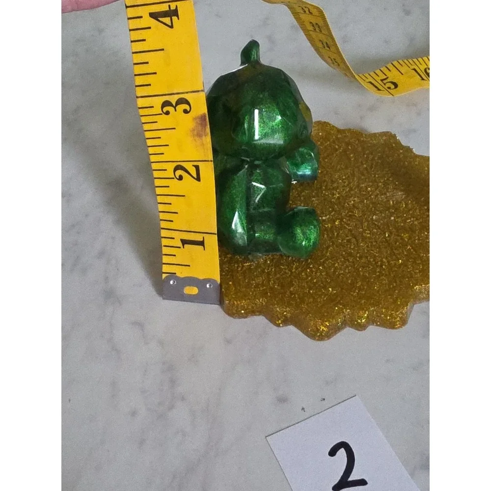 Handmade Resin Cell Phone Holder Unicorn Bear